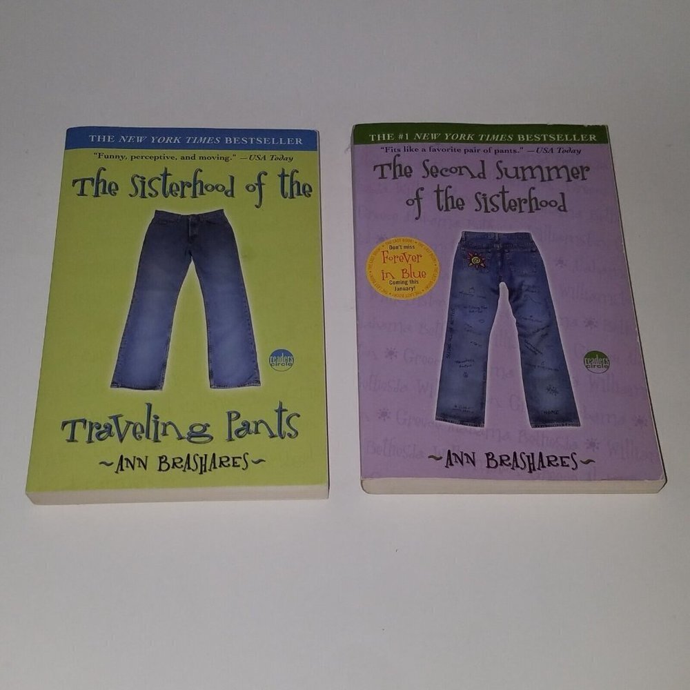 2 Sisterhood of Traveling Pants Paperback Book Lot Second Summer Ann Brashares